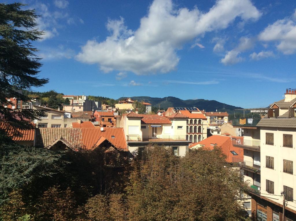 Hostal Torras Sant Hilari Sacalm Luaran gambar