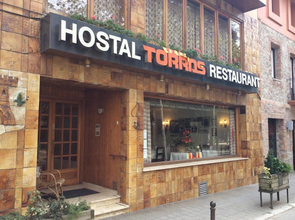 Hostal Torras Sant Hilari Sacalm Luaran gambar
